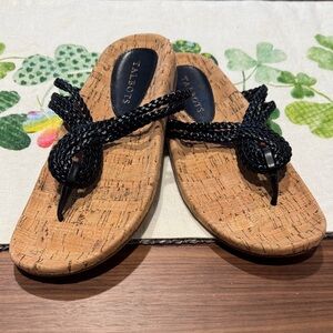 Talbots Marci braid sandals like new